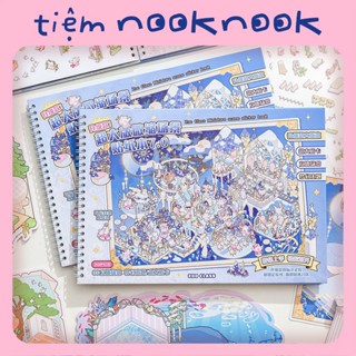 [TUYỂN TẬP NGUYÊN CUỐN] Sticker 3D, ba chiều mô phỏng không gian, cảnh thu nhỏ dễ thương, sinh động