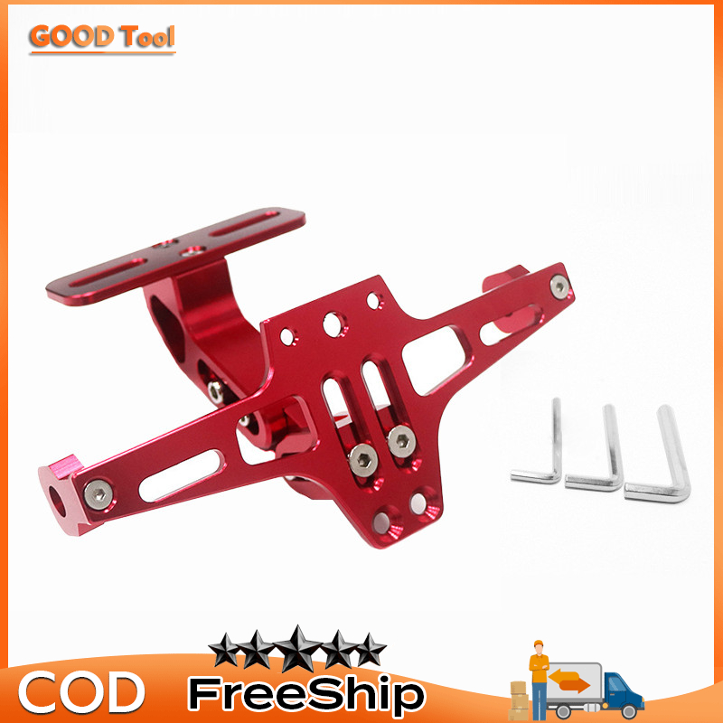 Pát biển số gập nhôm CNC gắn xe máy PKL PKN xe điện pas biển