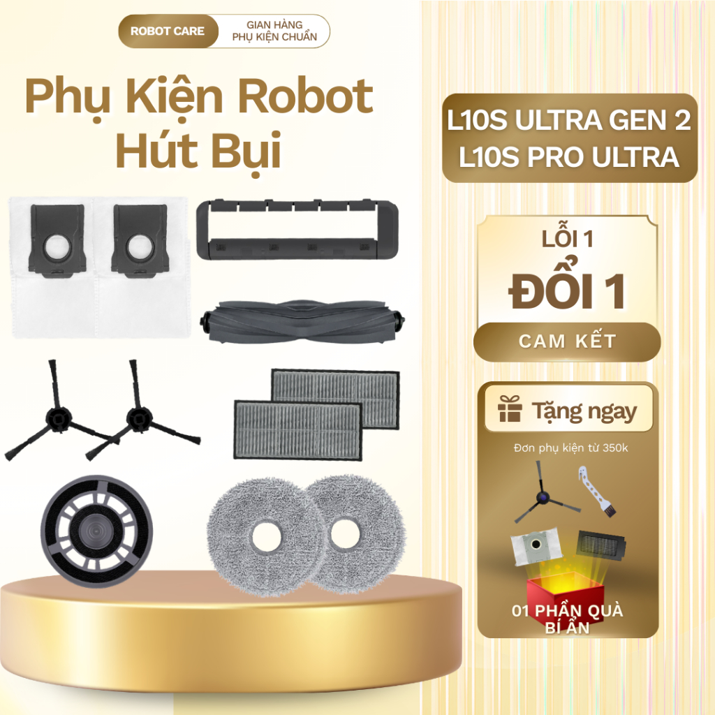 Phụ kiện Thay Thế Robot Dreame L10S Ultra Gen 2, L10S Pro Ultra heat - Phụ kiện thay thế tương thích