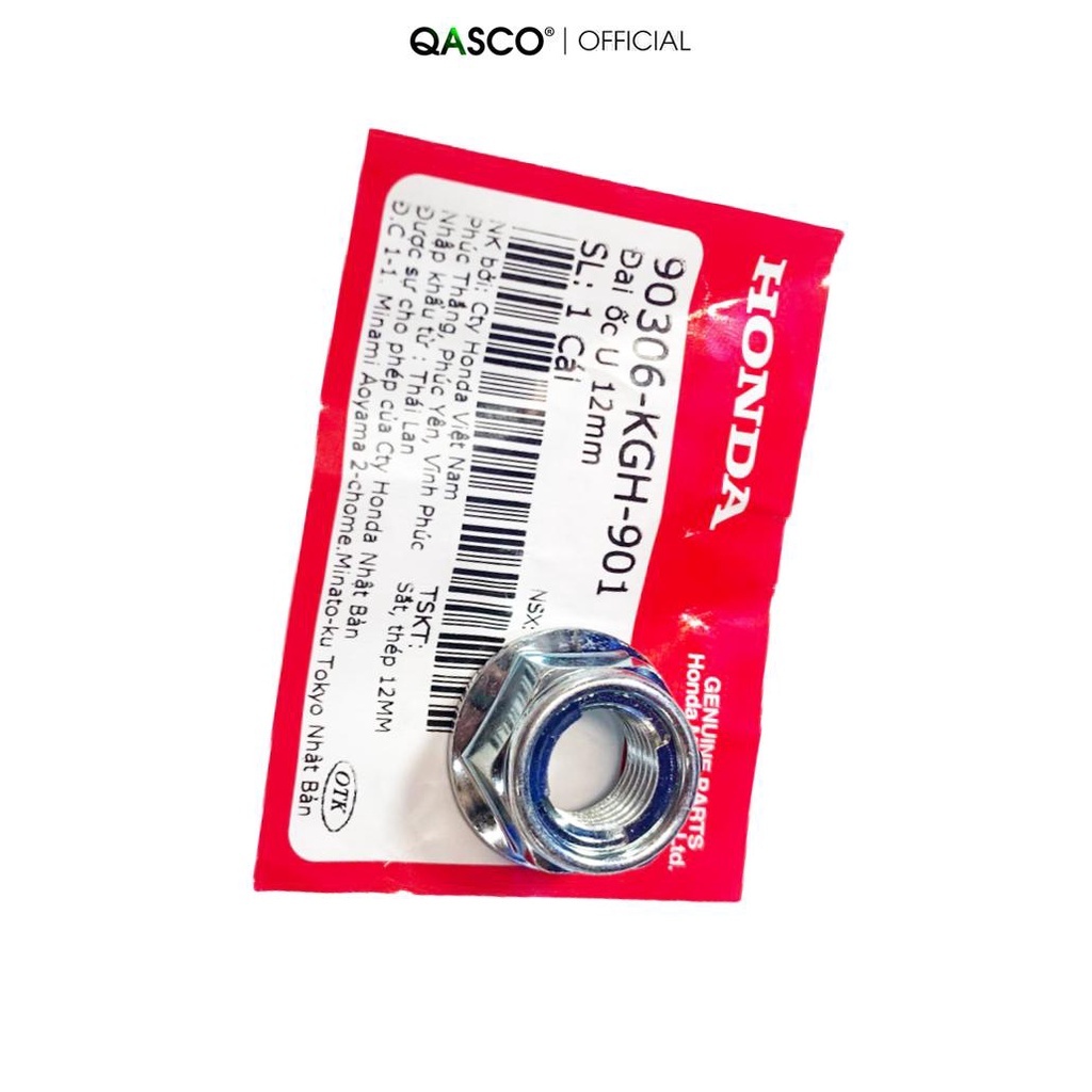 Đai ốc HONDA U 12mm dùng chung nhiều xe  QA(90306KGH901) _224