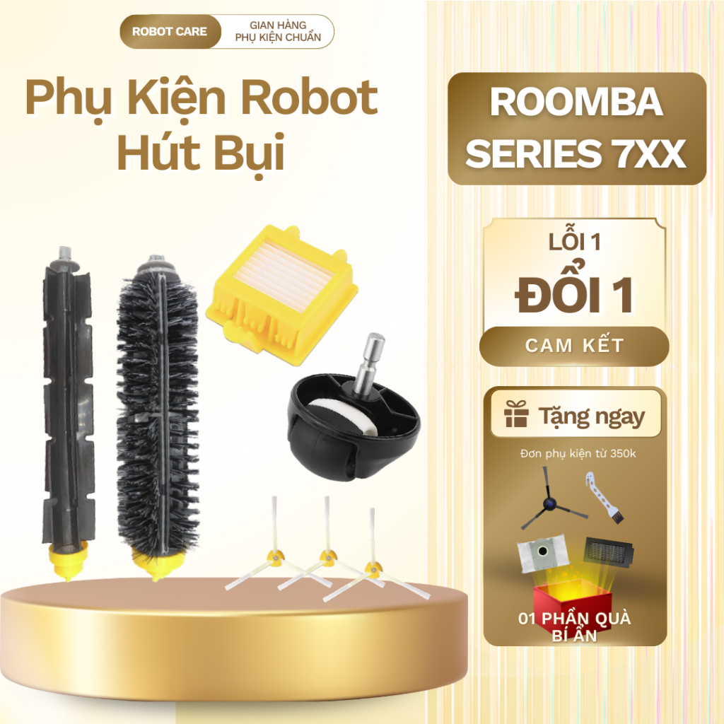 Phụ kiện robot lau nhà IROBOT ROOMBA 760, 770, 780, 782, 785, 790... - Phụ kiện robot hút bụi chất l