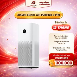 Máy lọc không khí Xiaomi Smart Air Purifier 4 Pro hàng Quốc Tế chính hãng