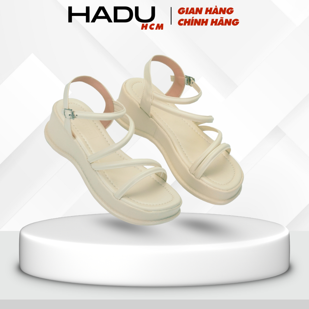 Sandal Đế Bánh Mì 5P Quai Chéo LOUISA KATIFA K513D Da Cao Cấp Đế PU Êm Mềm Bảo Hành 12T