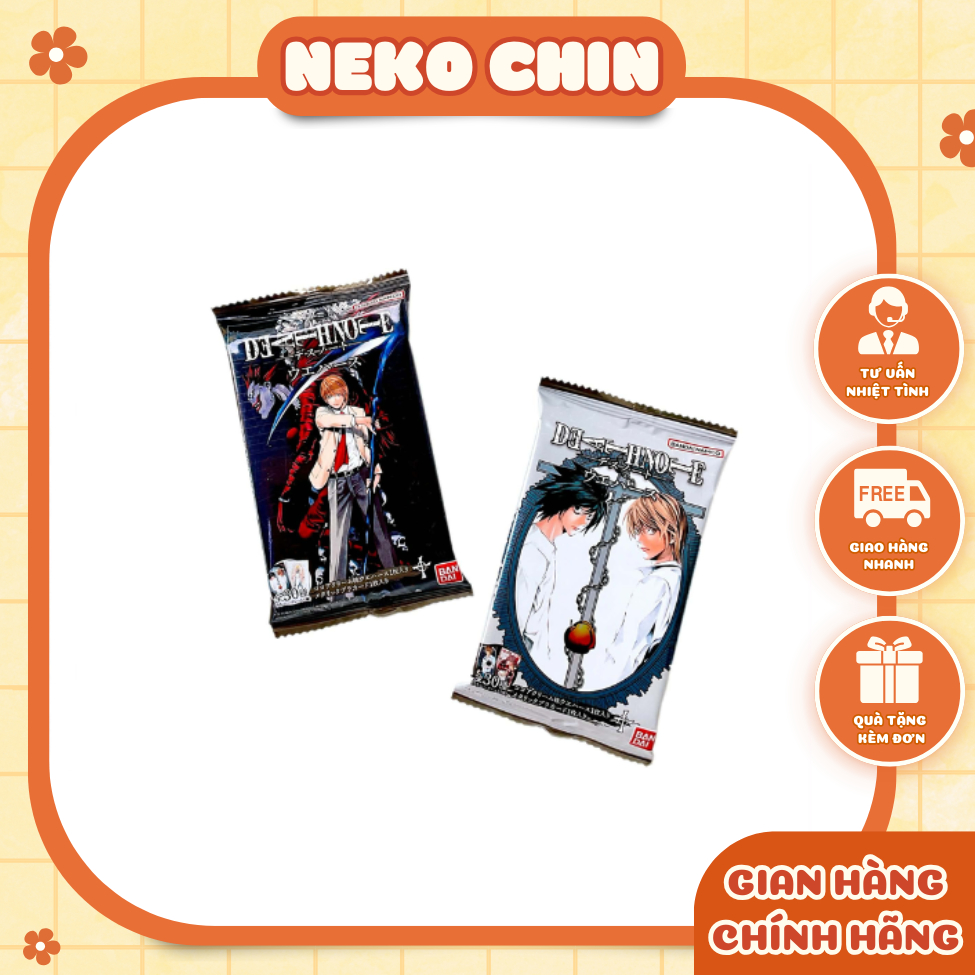 Thẻ Wafer nhân phẩm Death Note - Chính Hãng | Tặng Sleeves | Goods By Nekochin