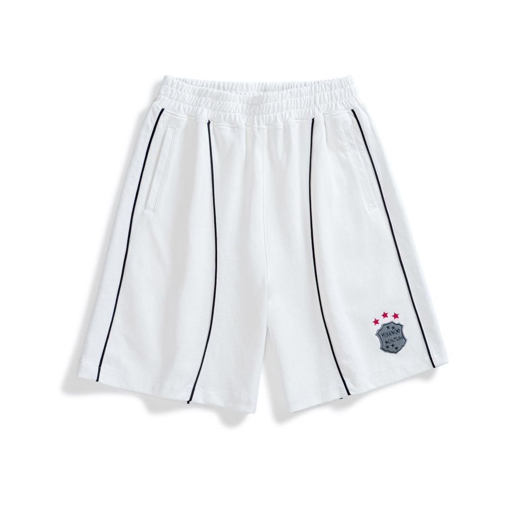 Quần short unisex MIKENCO Overheat Club Short White