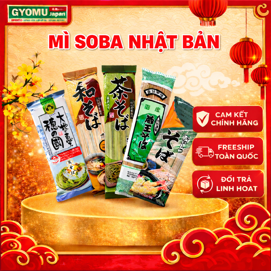 Mì Soba Asahi nhật bản, mì soba ăn liền nhật bản - Gyomu Japan