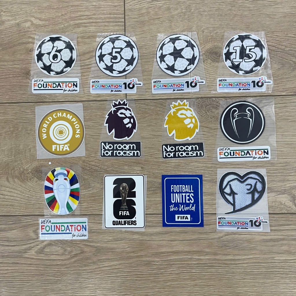 Logo Patch Tay Bóng Đá - Ép Pu Cao Cấp, Bền Đẹp Sắc Nét