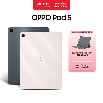 Máy Tính Bảng OPPO PAD 5 8GB + 256GB | Màn hình 12.1" | MediaTek Dimensity 7300-Ultra