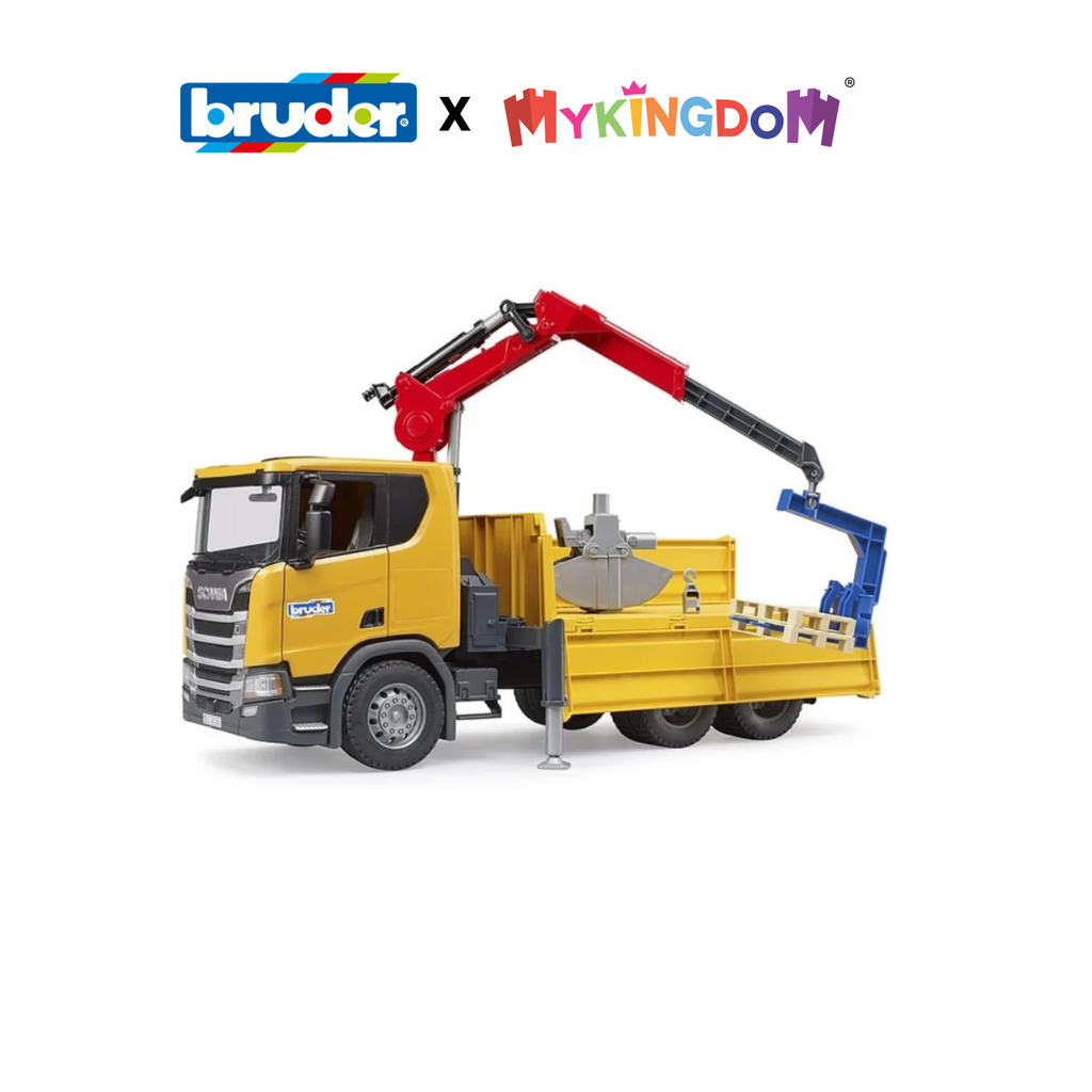 Đồ Chơi Mô Hình: Xe Tải Cẩu Xây Dựng Scania Super 560R Bruder BRU03551