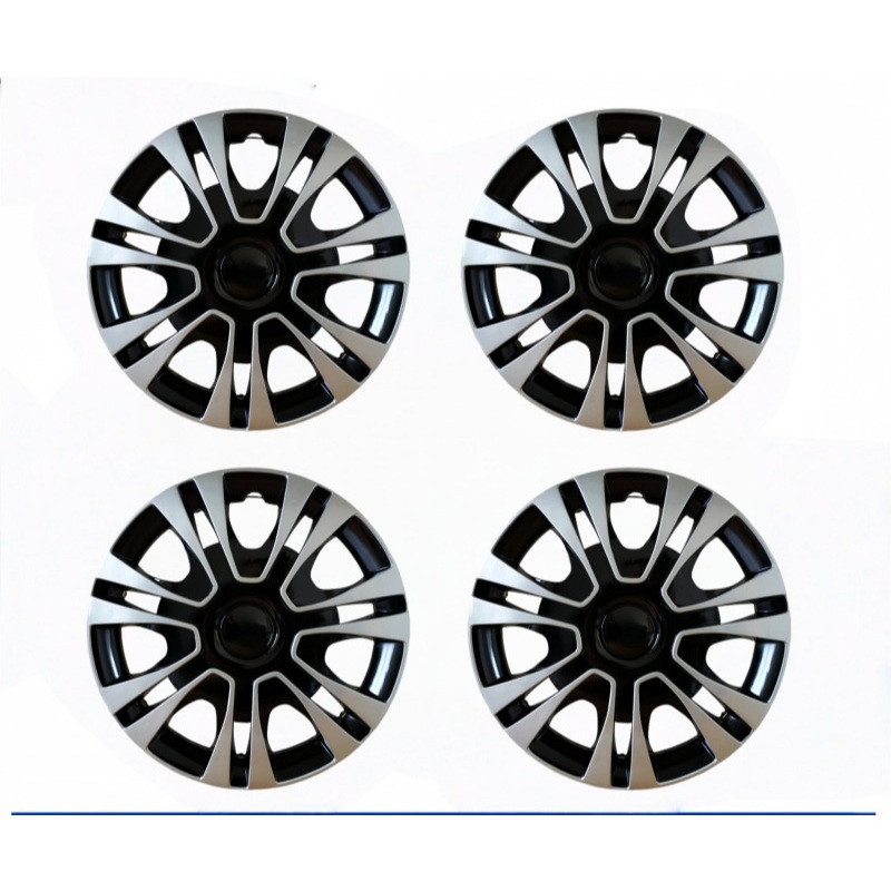 Bộ 4 chiếc ốp lazang R13 inch, ốp chục mâm ô tô giả vành đúc - ốp độ bánh xe,  chắc - khỏe - đẹp  -b