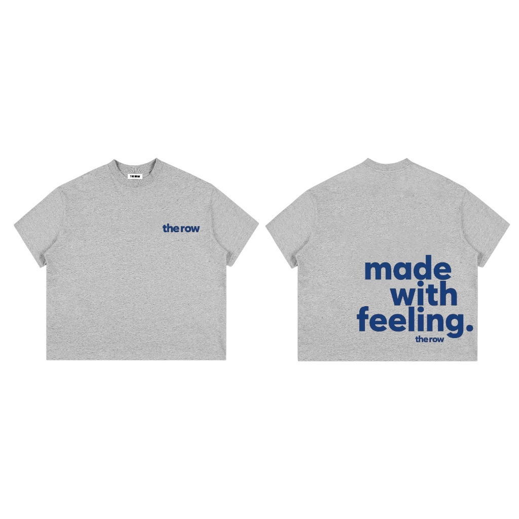 TR5 THEROW Áo Thun Boxy Local Brand Tay Ngắn Cotton 250gsm " MADE WITH FEELING " Áo Phông Forrm Rộng Unisex Nam | BigBuy360 - bigbuy360.vn