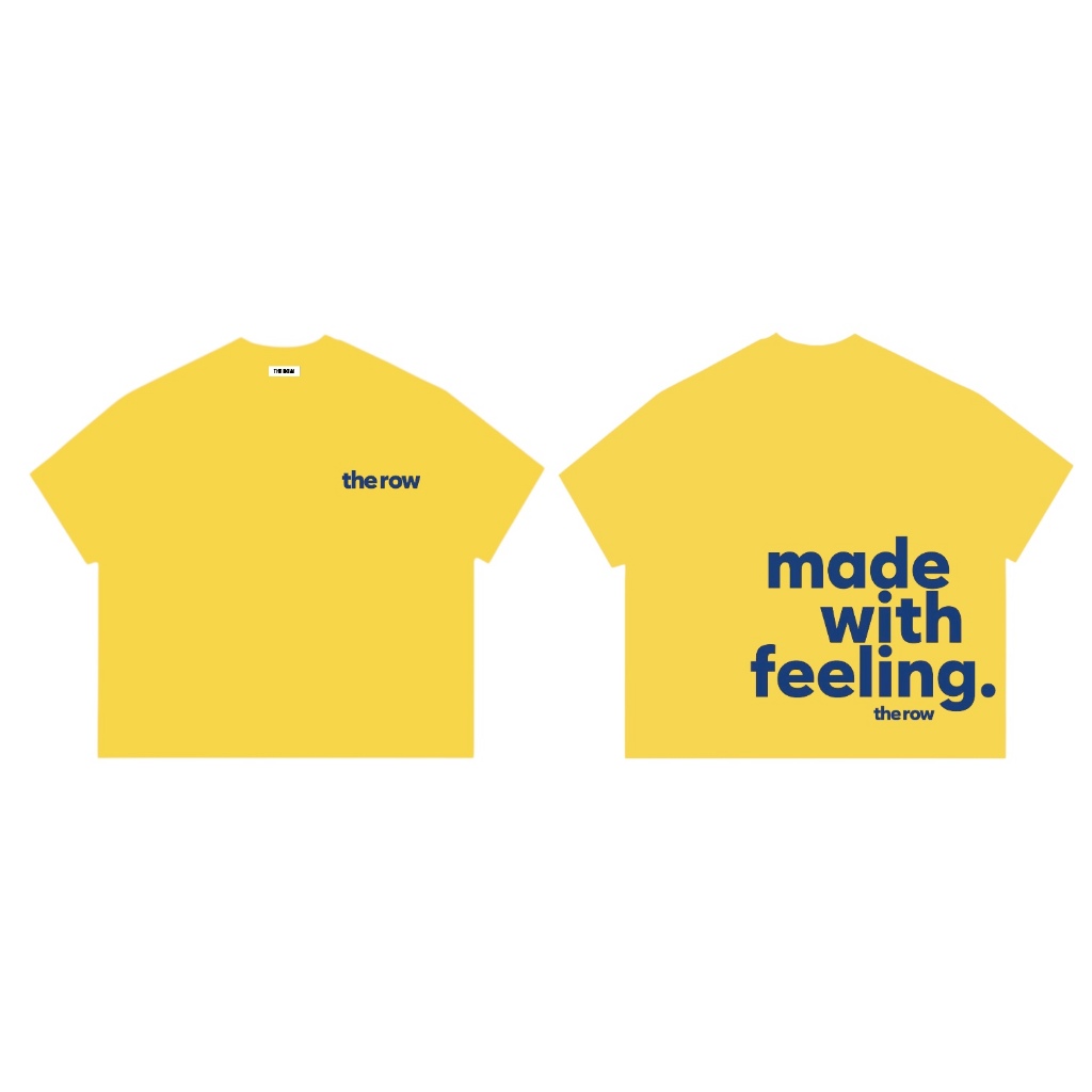 TR5 THEROW Áo Thun Boxy Local Brand Tay Ngắn Cotton 250gsm " MADE WITH FEELING " Áo Phông Forrm Rộng Unisex Nam | BigBuy360 - bigbuy360.vn