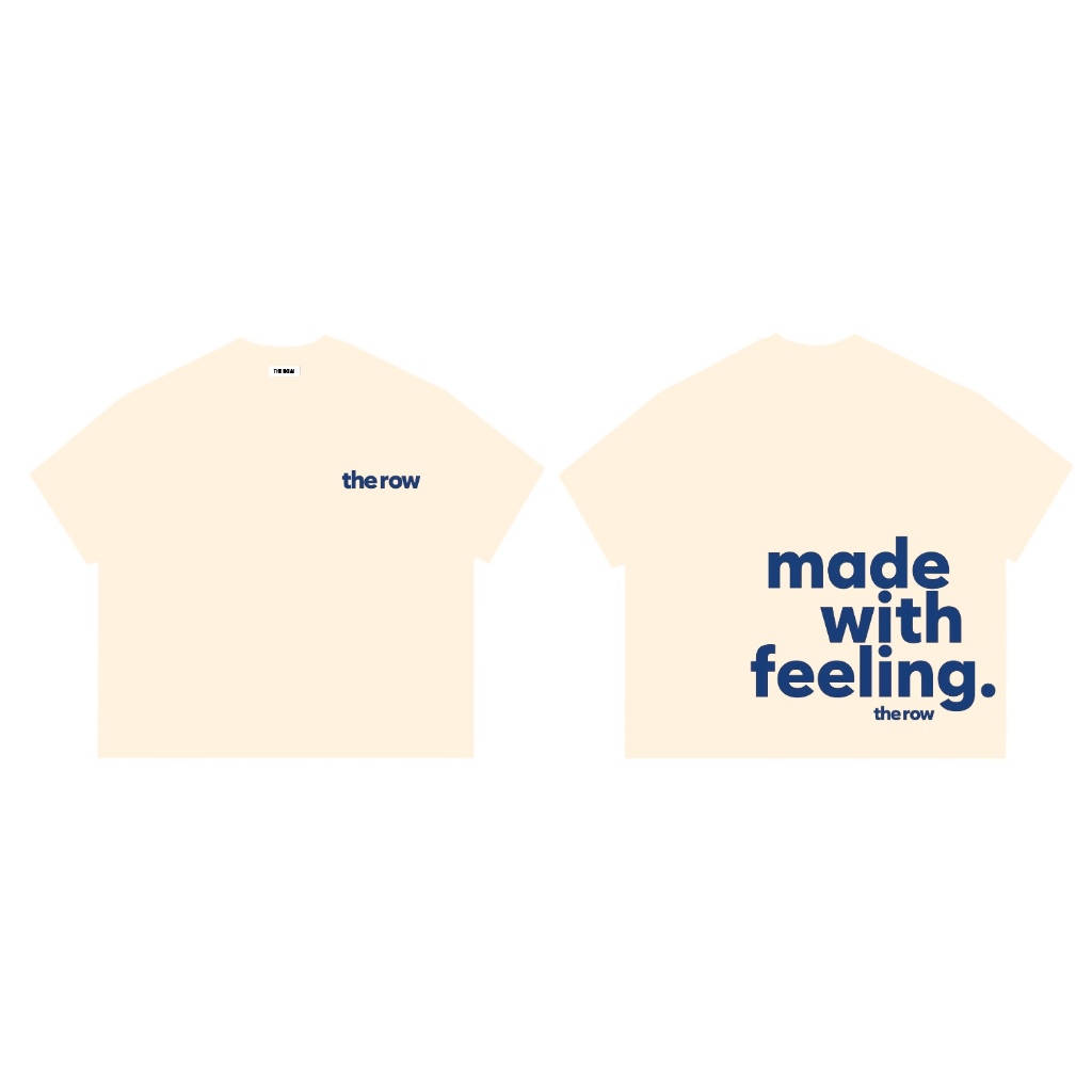 TR5 THEROW Áo Thun Boxy Local Brand Tay Ngắn Cotton 250gsm " MADE WITH FEELING " Áo Phông Forrm Rộng Unisex Nam | BigBuy360 - bigbuy360.vn