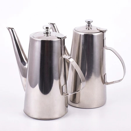 Ấm nước inox 316 vòi dài dung tích 2l , bình rót nước 2l cho nhà hàng Ấm Inox Vòi Dài, Bình Rót Nước