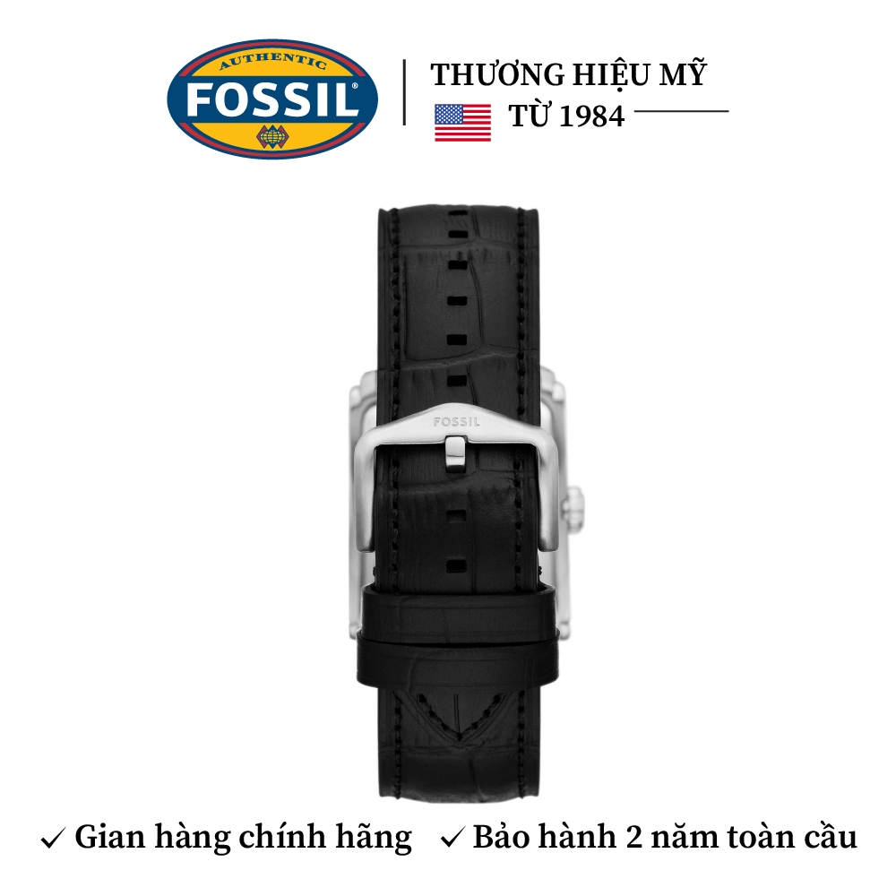 Đồng Hồ Nam Fossil Carraway FS6078 Chính Hãng Dây Da Thật Mặt Chữ nhật 30MM Sang Trọng Chống Nước 5ATM | BigBuy360 - bigbuy360.vn