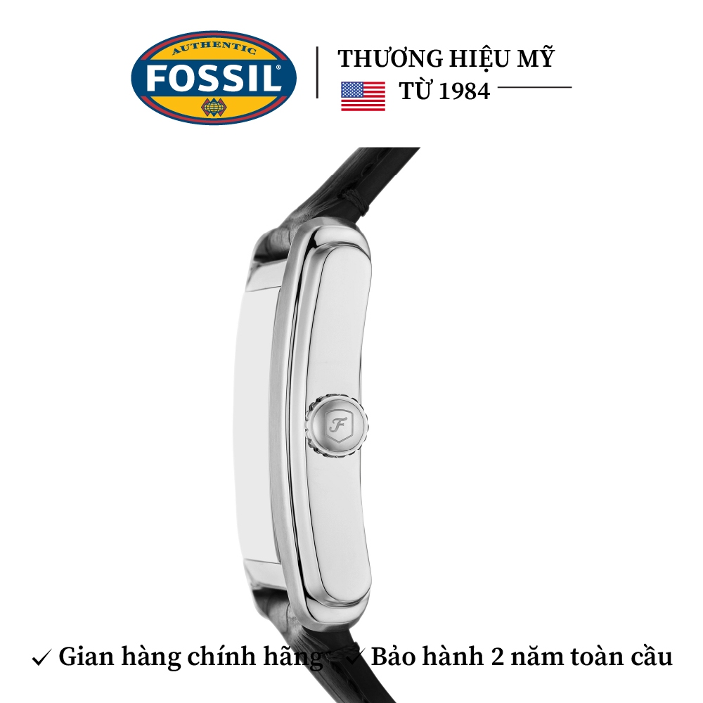 Đồng Hồ Nam Fossil Carraway FS6078 Chính Hãng Dây Da Thật Mặt Chữ nhật 30MM Sang Trọng Chống Nước 5ATM | BigBuy360 - bigbuy360.vn