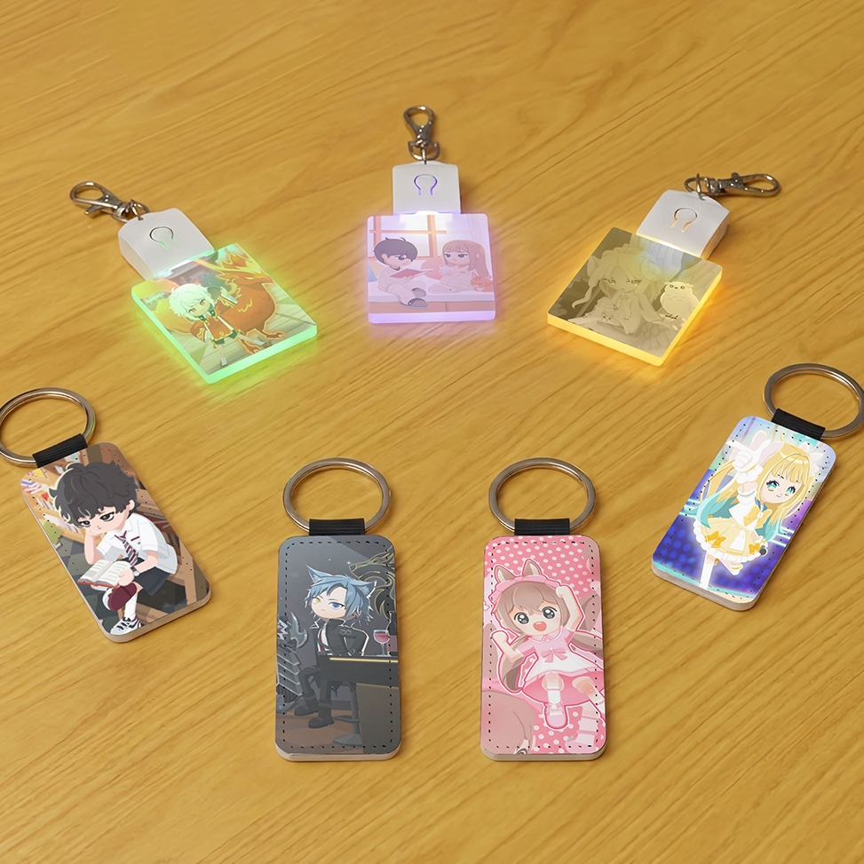 Móc Chìa Khóa Play Together Có Đèn LED Phát Sáng Thời Trang Sang Trọng