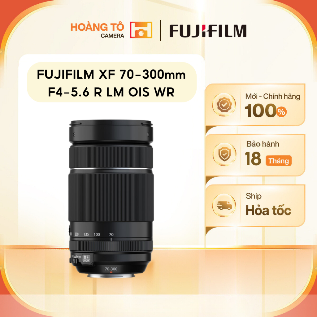 Ống kính FUJIFILM XF 70-300mm F4-5.6 R LM OIS WR | Mới chính hãng