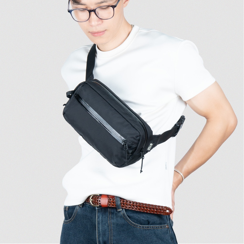 Túi đeo chéo YUZI GO SLING 2.5L X-Grid TPU Ripstop - Siêu nhẹ, chống nước, ngăn chứa thông minh | BigBuy360 - bigbuy360.vn