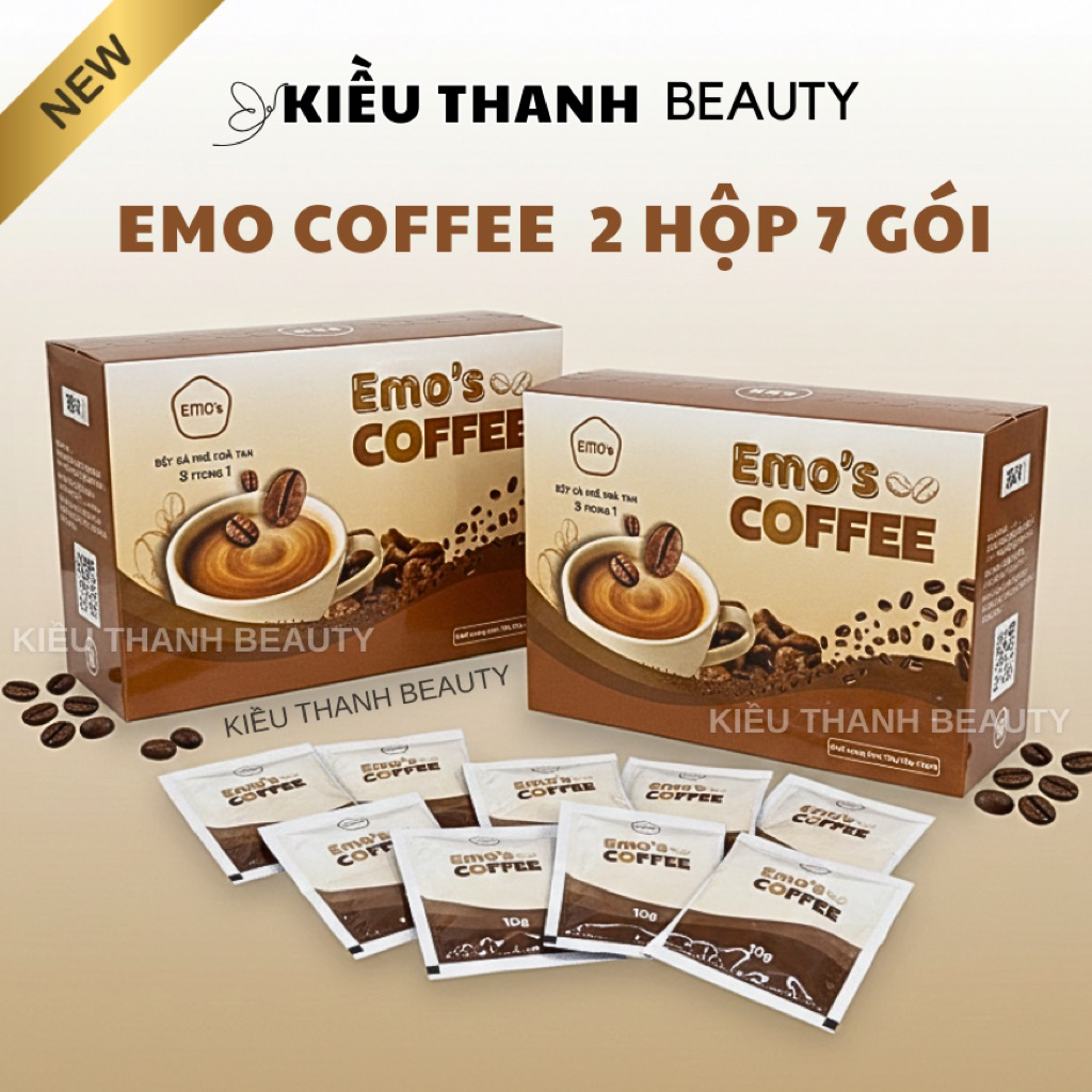 [ Combo 2 Hộp ] BỘT CÀ PHÊ EMO COFFEE EMOSLIM