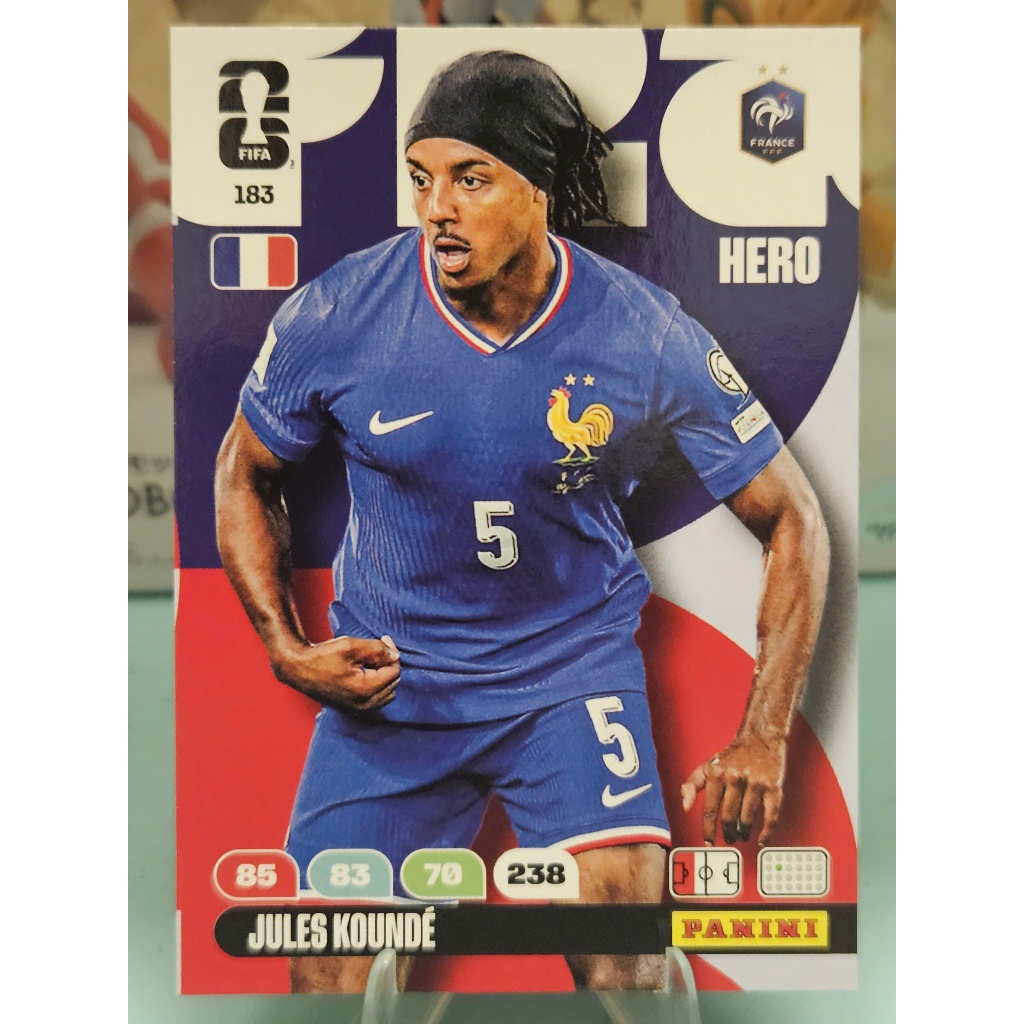 Thẻ Jules Kounde Panini World Cup 2026 (Pháp)