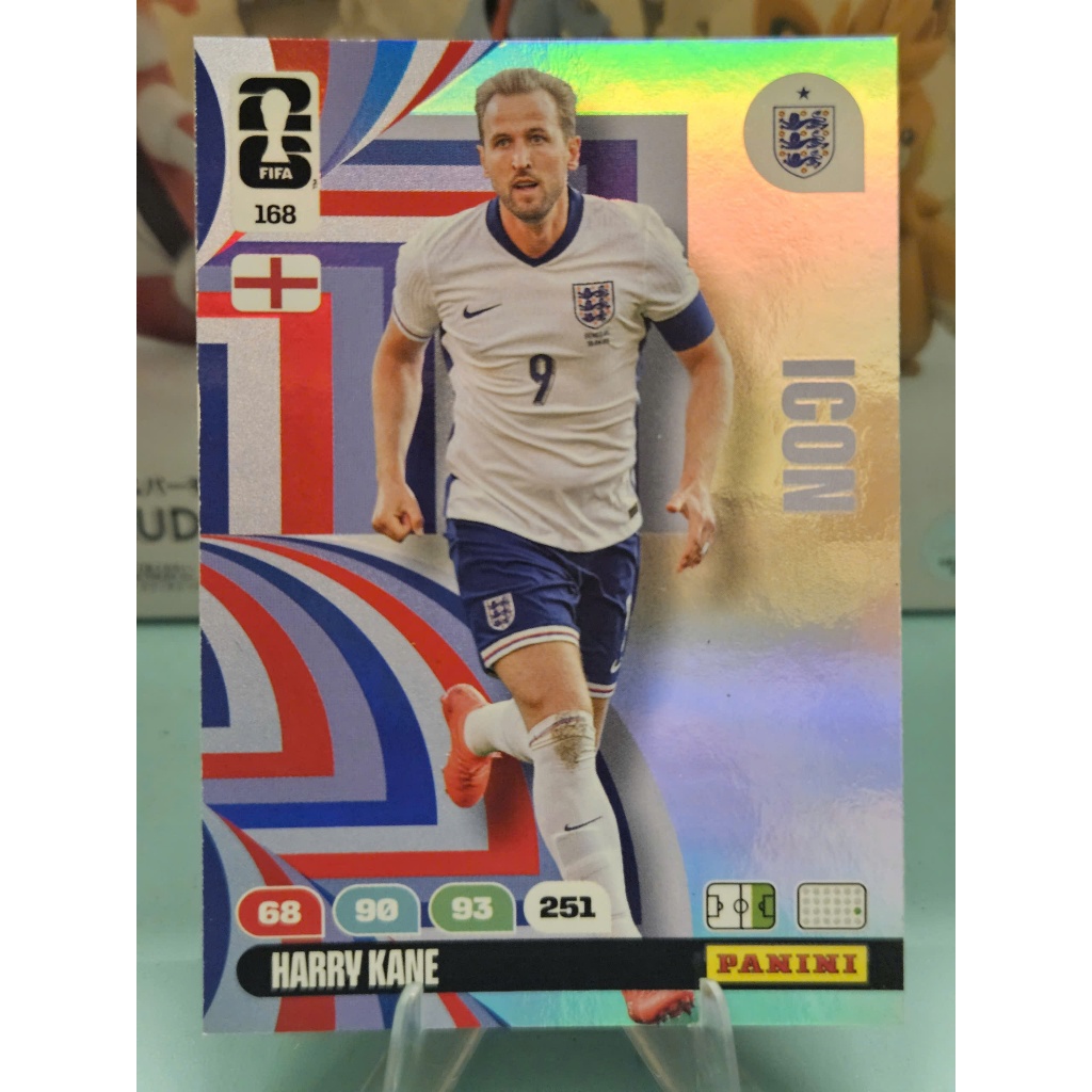 Thẻ ICON Harry Kane Panini World Cup 2026 (England) (Anh)