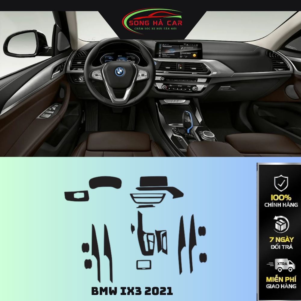BMW IX3 2021:Dán PPF bảo vệ nội thất, chống xước và luôn bóng đẹp