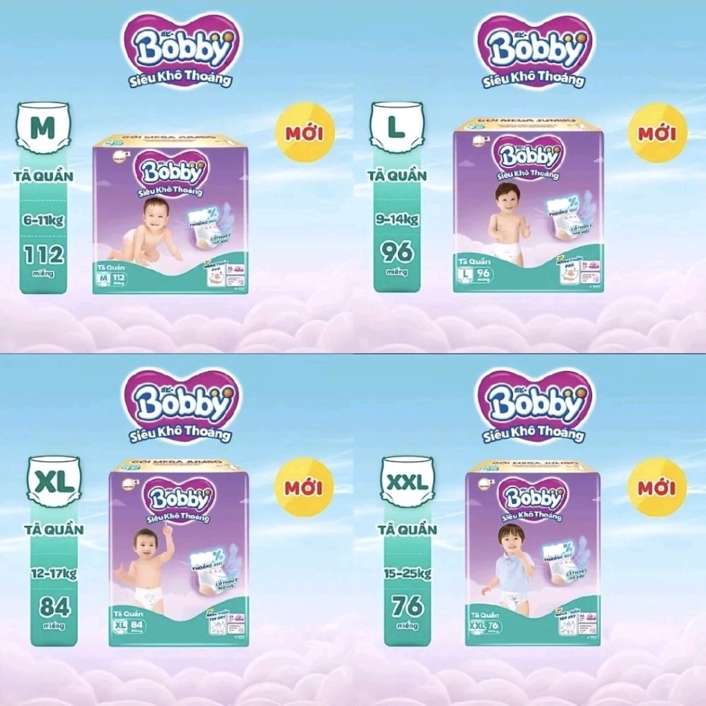 Tả quần Bobby siêu khô thoáng M112/L96/XL84/XXL76