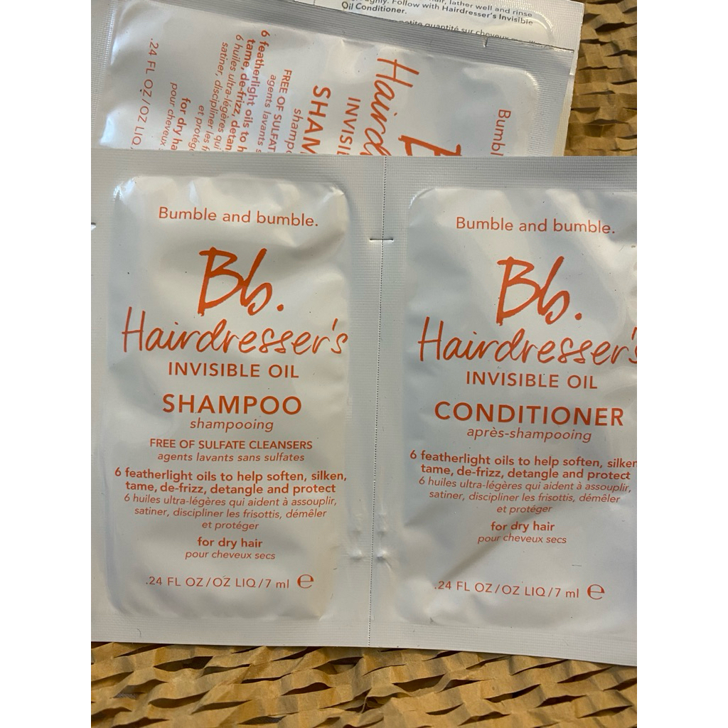 Dầu Gội & Xả Bumble and bumble Mini Hairdresser’s Invisible Oil Shampoo and Conditioner 7mlx2