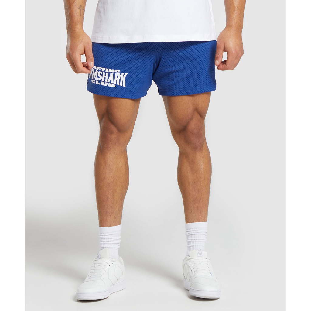 Quần Short Gym Nam Thun Mè Thoáng Khí Gymshark Club – Quần Tập Gym Nam Co Giãn, Nhanh Khô, Thể Thao 
