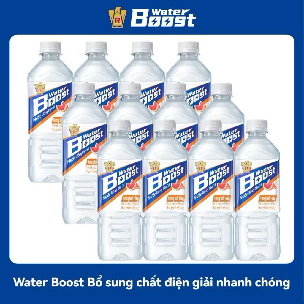 Nước uống điện giải Eastroc Water Boost chai 555ml