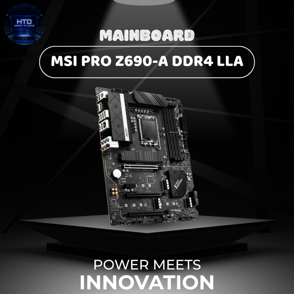 MSI PRO Z790-P WIFI Motherboard - Intel Z790, Socket 1700, ATX, 4 RAM Slots, DDR5, 2.5 Gigabit LAN C