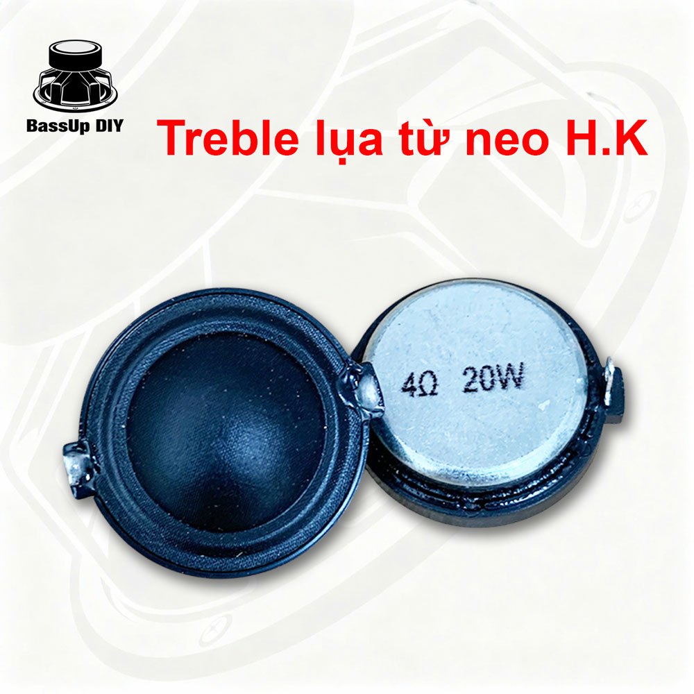 Loa treble lụa HK từ neo 1.25 Inch 4ohm 10W 20W cho tiếng treble sáng mịn DIY loa