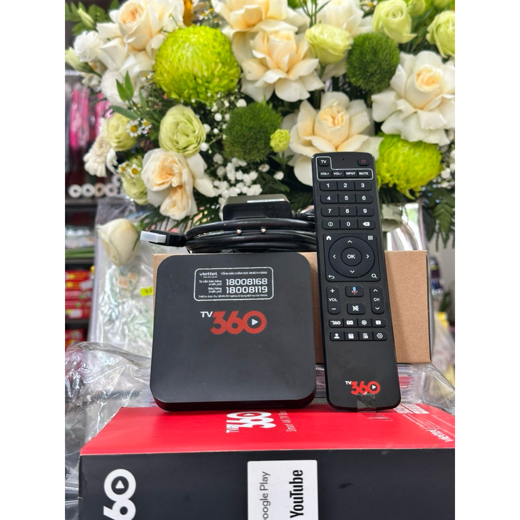 BOX 360 - mã HP40A . Miễn phí thuê bao tháng. chạy đa mạng Internet .