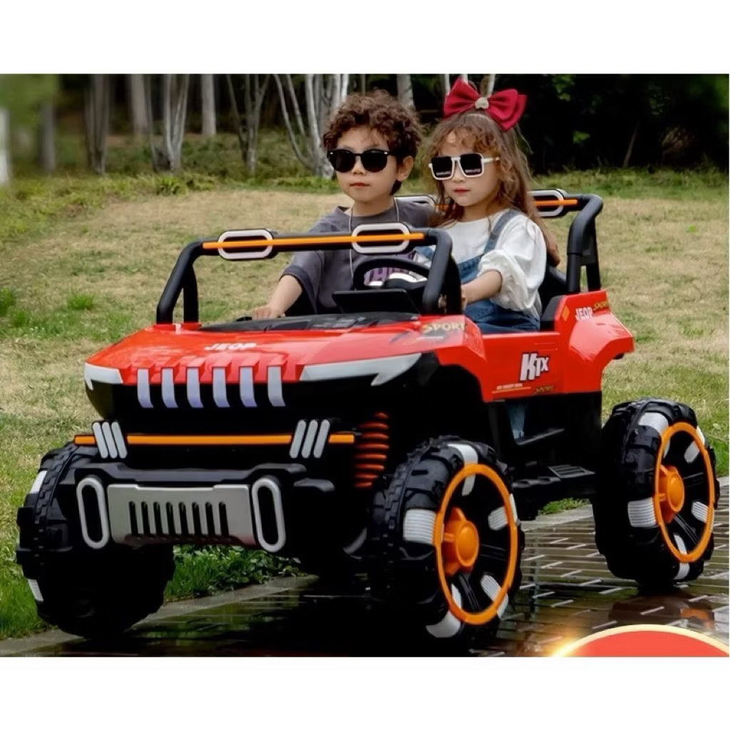 Ô Tô Điện Địa Hình ABM 8688 2 Chỗ Rộng 4 Động Cơ, Tải Trọng Lớn Có BlueTooth