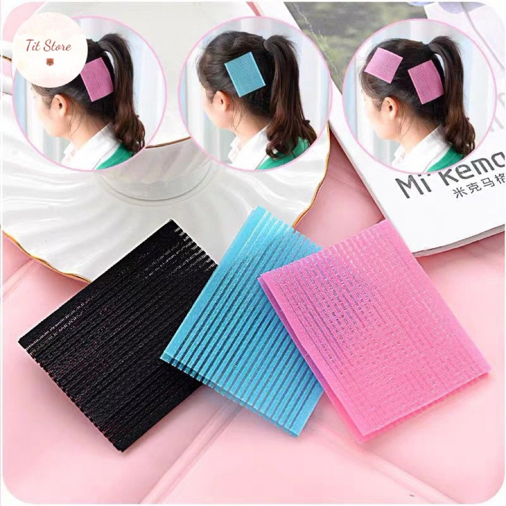 Set 2 miếng dán cố định tóc đa năng, miếng dán tóc trang điểm tự dính, miếng dán tóc mái