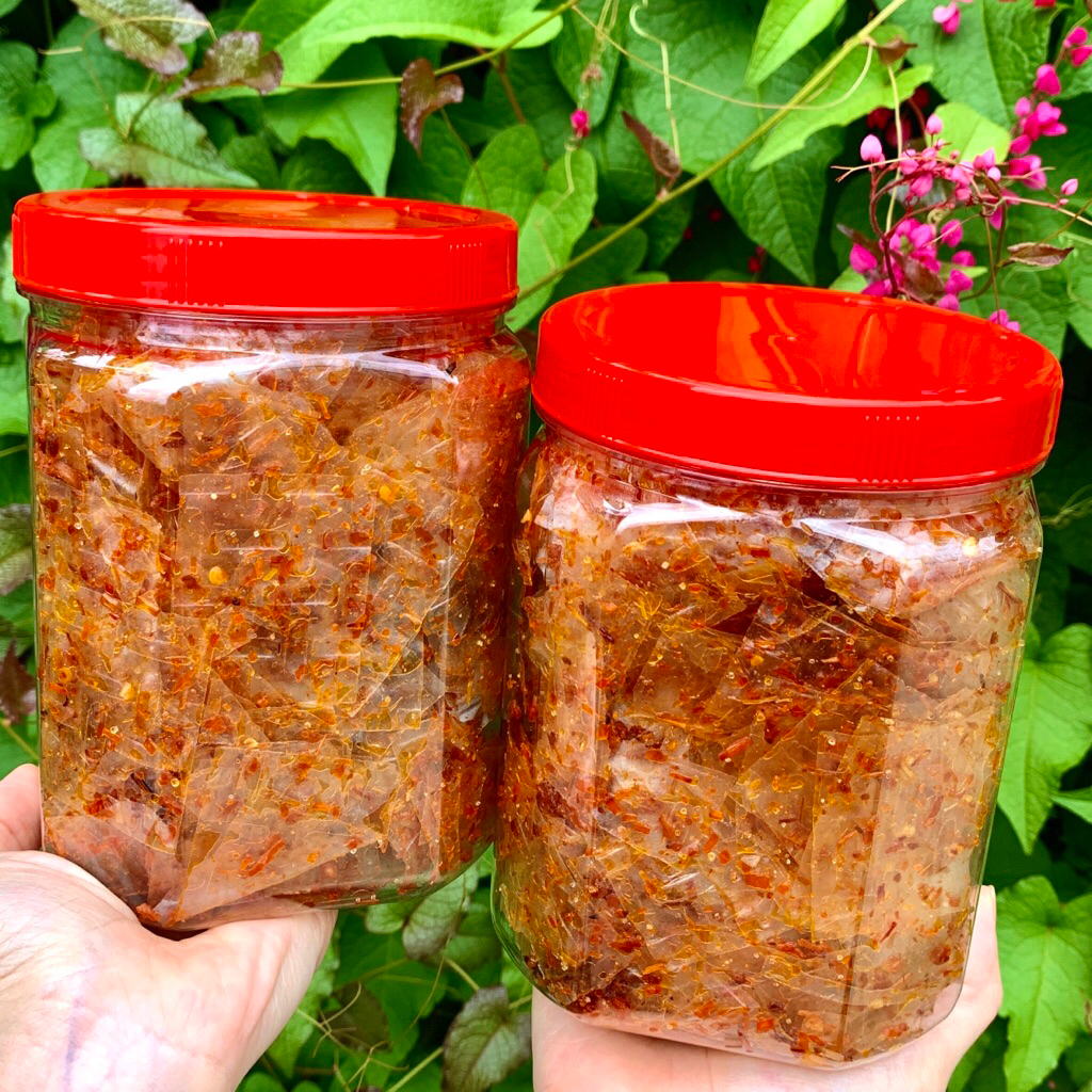 Combo 2 Hủ Bánh Tráng Sa Tế Bò Khô (600g)