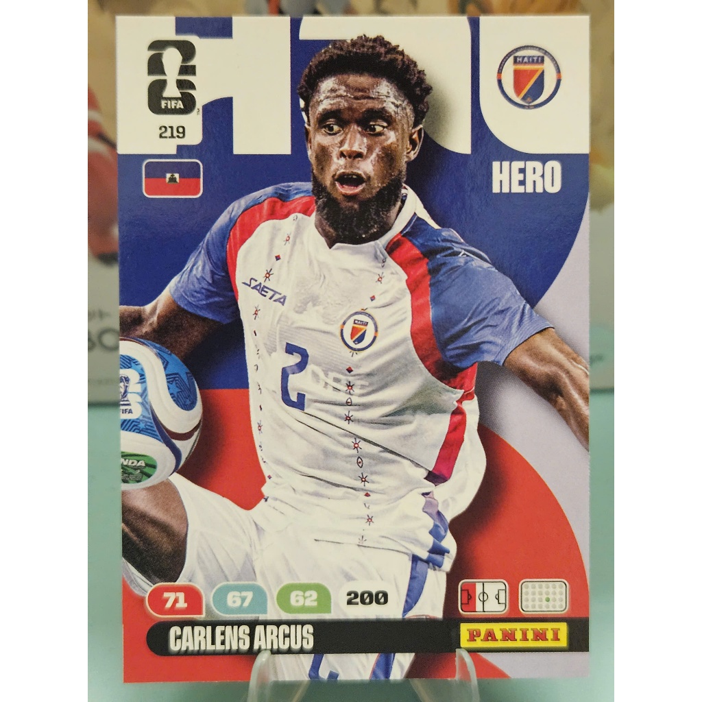 Thẻ Carlens Arcus Panini World Cup 2026 (Haiti)