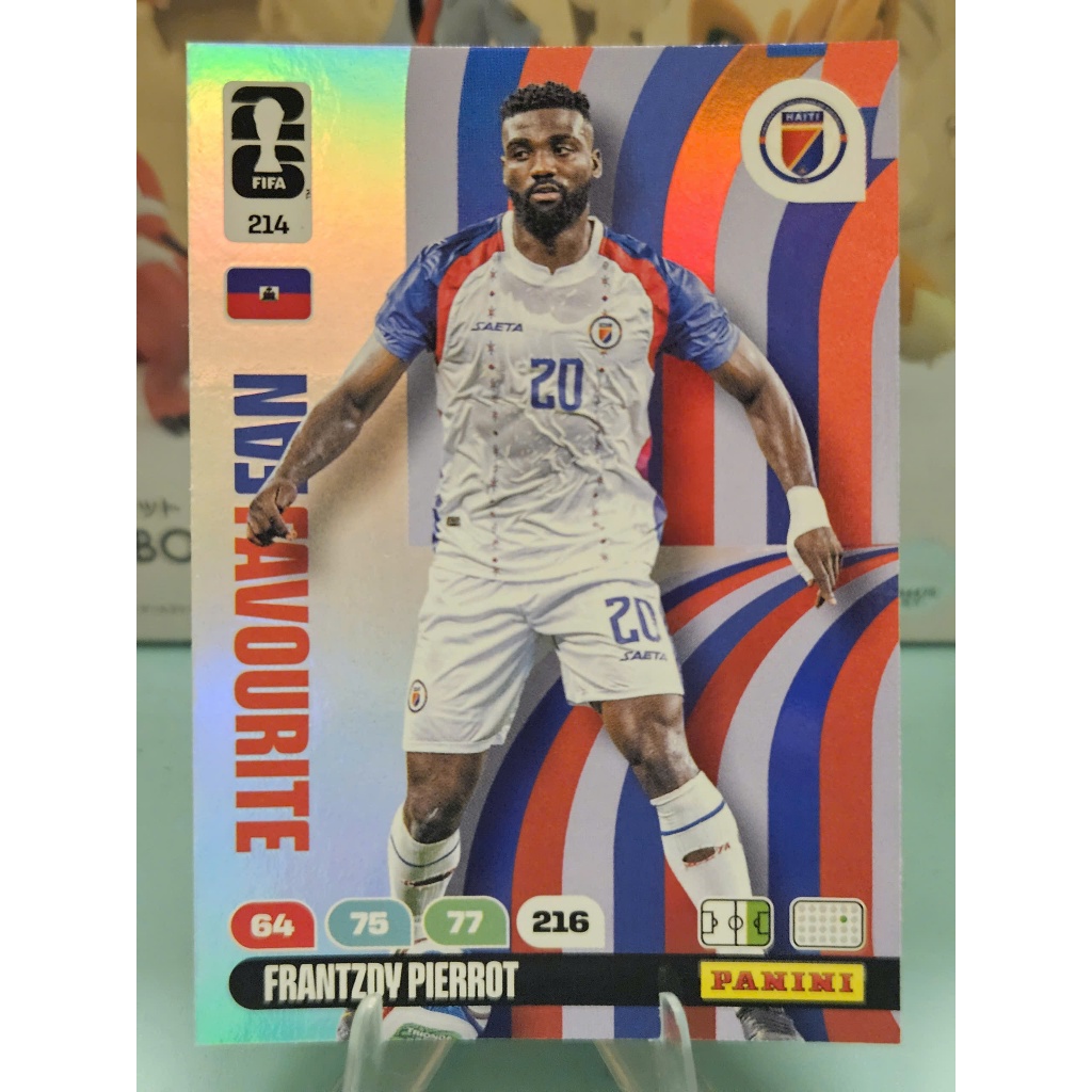 Thẻ FAN FAVOURITE Frantzdy Pierrot Panini World Cup 2026 (Haiti)
