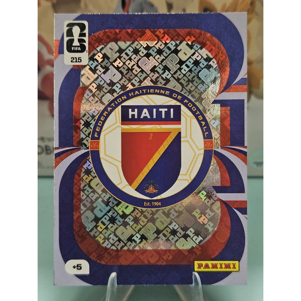 Thẻ TEAM BADGE Haiti Panini World Cup 2026 (Logo Haiti)
