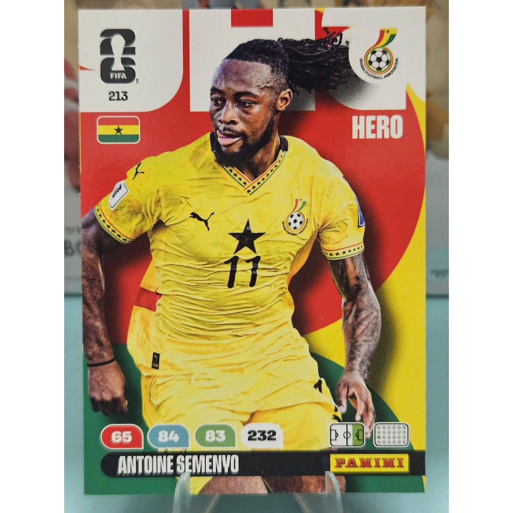 Thẻ Antoine Semenyo Panini World Cup 2026 (Ghana)
