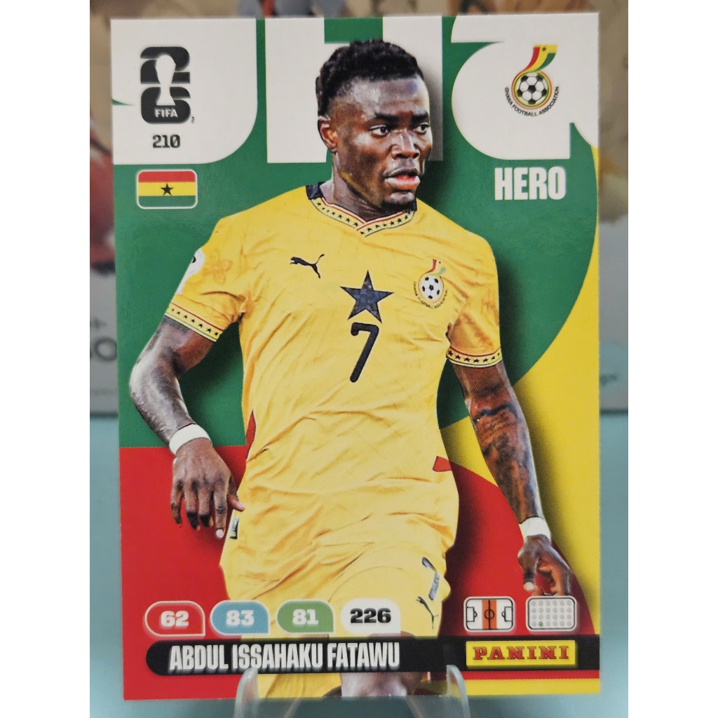 Thẻ Abdul Issahaku Fatawu Panini World Cup 2026 (Ghana)