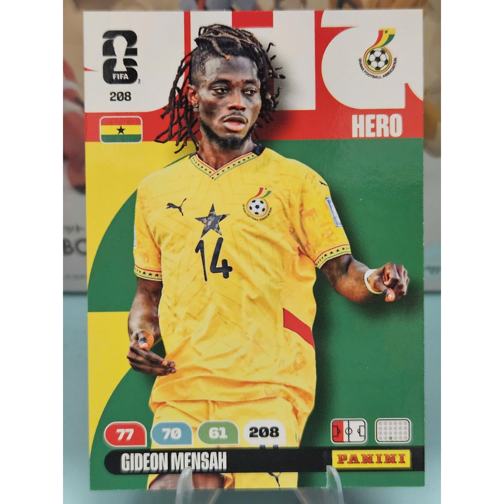 Thẻ Gideon Mensah Panini World Cup 2026 (Ghana)
