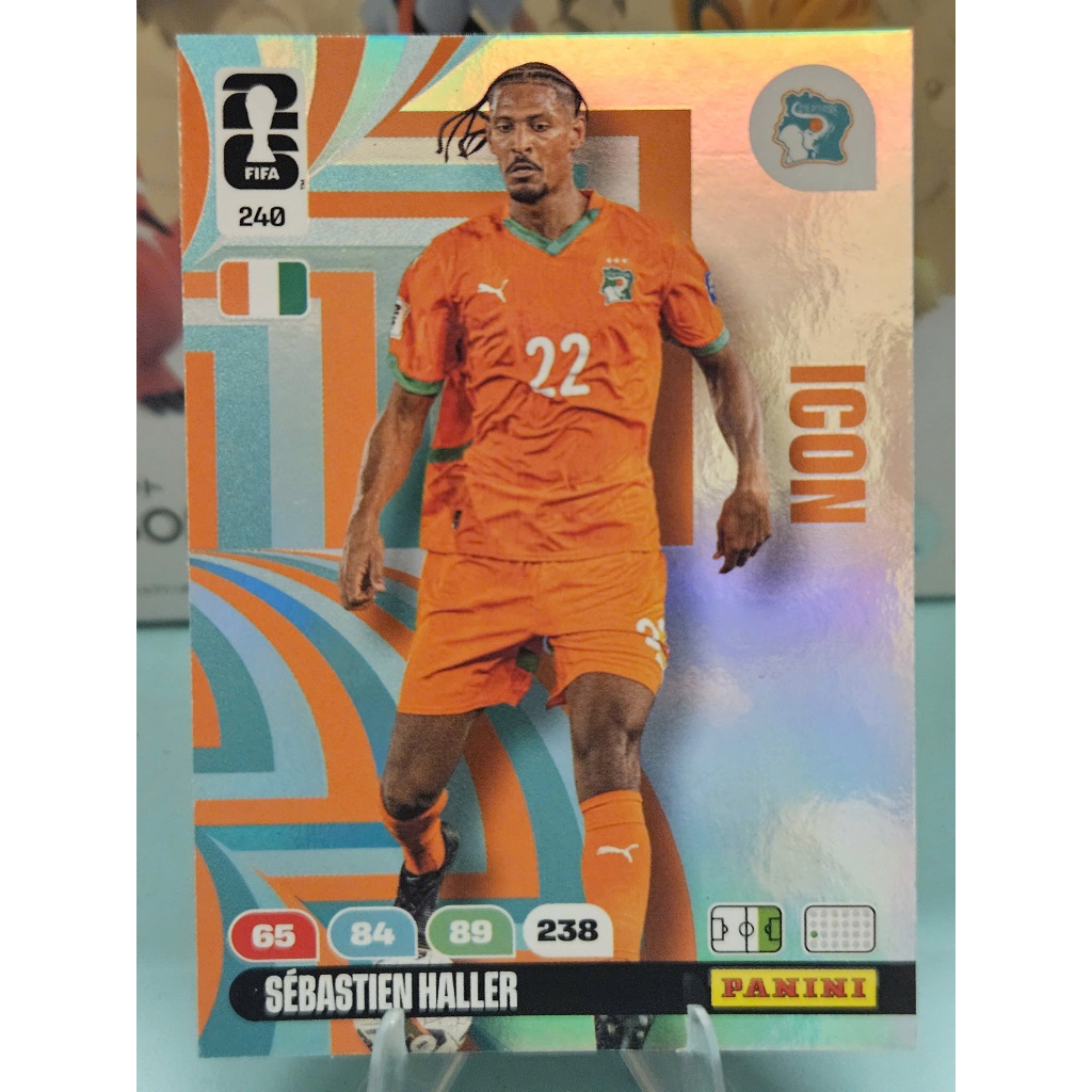 Thẻ ICON Sebastien Haller Panini World Cup 2026 (Bờ Biển Ngà) (Côte d’Ivoire)