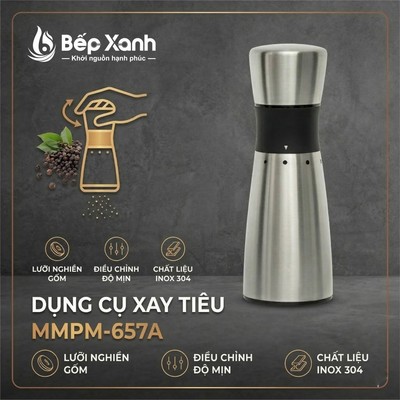 Dụng cụ xay tiêu Malloca MMPM-657A - điểu chỉnh 4 mức xay