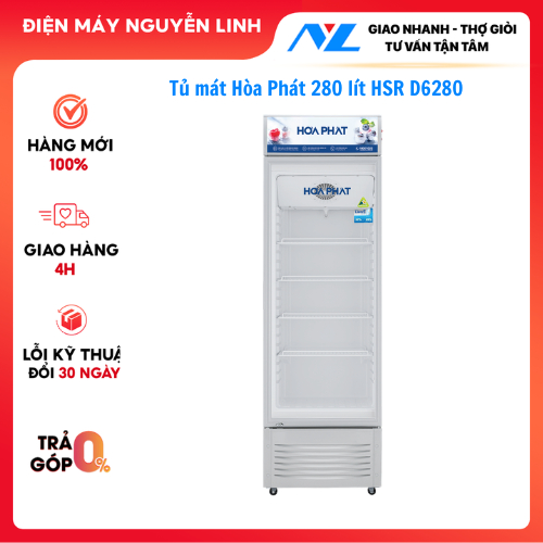 Tủ mát Hòa Phát 280 lít HSR D6280