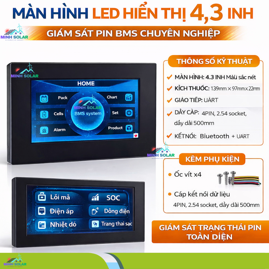 🔋 BMS-TDT 150A Active Balance 3A – Mạch Quản Lý Pin Lithium Thông Minh Công Suất Lớn