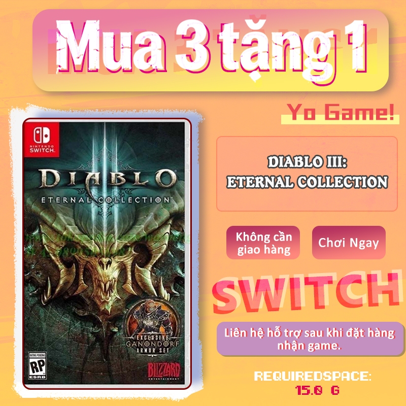Diablo III: Eternal Collection Nintendo Switch – Mua 3 Tặng 1