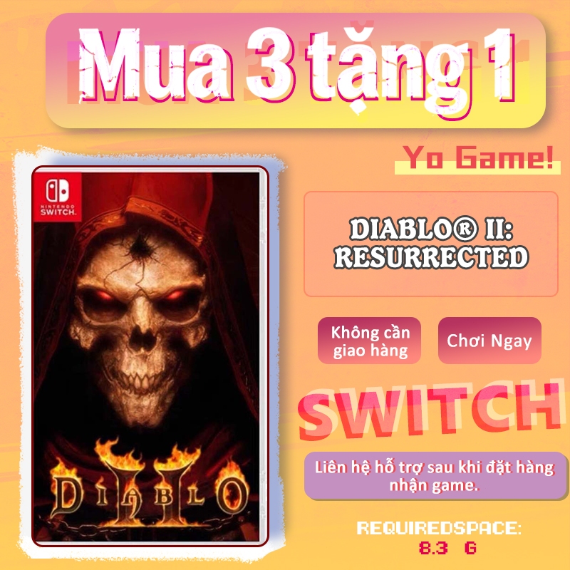 Diablo II: Resurrected Nintendo Switch – Mua 3 Tặng 1