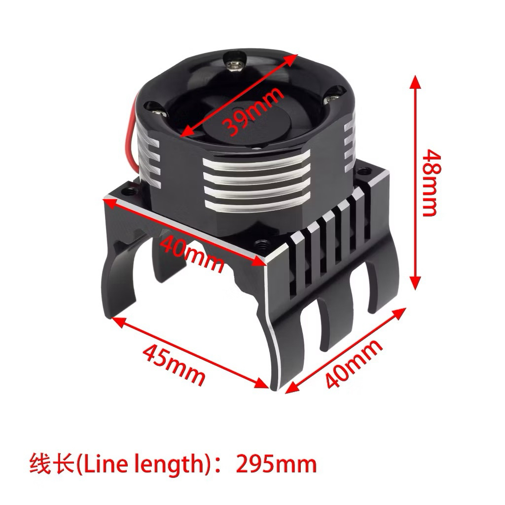 Quạt Tản nhiệt Đèn Led 42mm motor 4274 4268 4282 1515 Arrma kraton Talion Typhon  RC 1/8